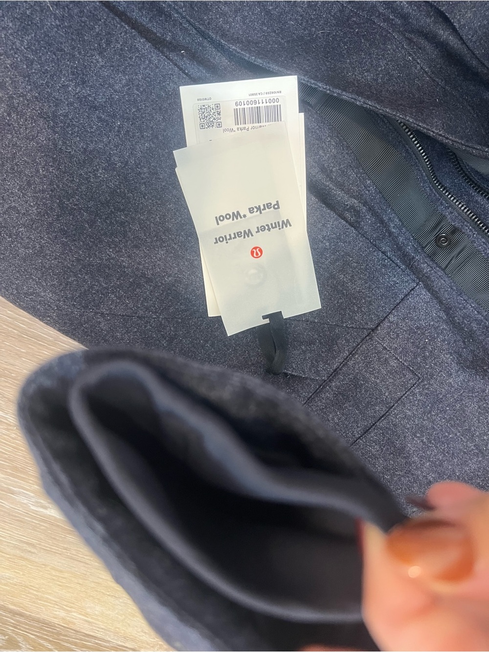 🔥1 HOUR SALE🔥NWT LULULEMON WINTER WARRIOR WOOL PUFFER JACKET - Picture 8 of 11